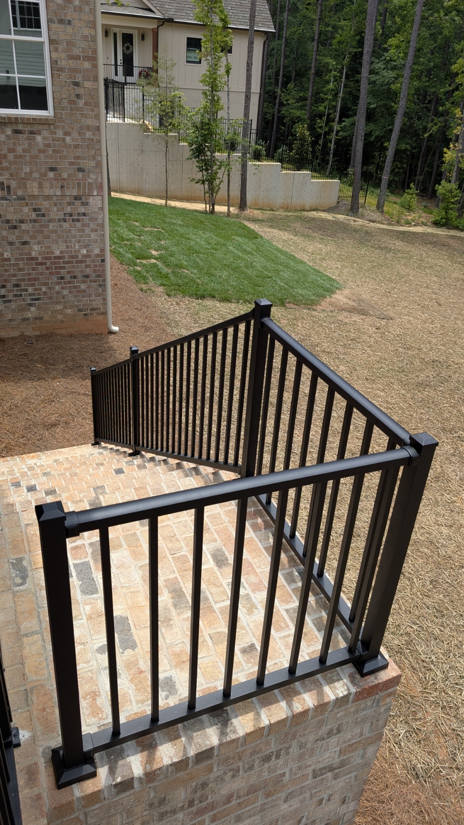 Aluminum Railing: Powder-coated aluminum railing in LANCASTER, SC